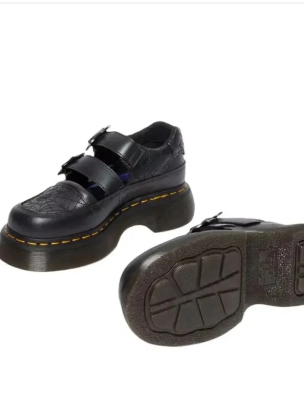 Womens Dr. Martens x Wednesday Buzz Mary Jane Casual Shoe - Black Size 9 Like Nu